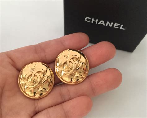 vintage chanel earrings collection|authentic vintage chanel jewelry.